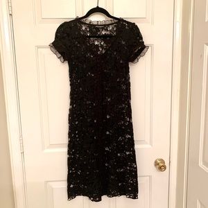 Betsey Johnson black lace dress